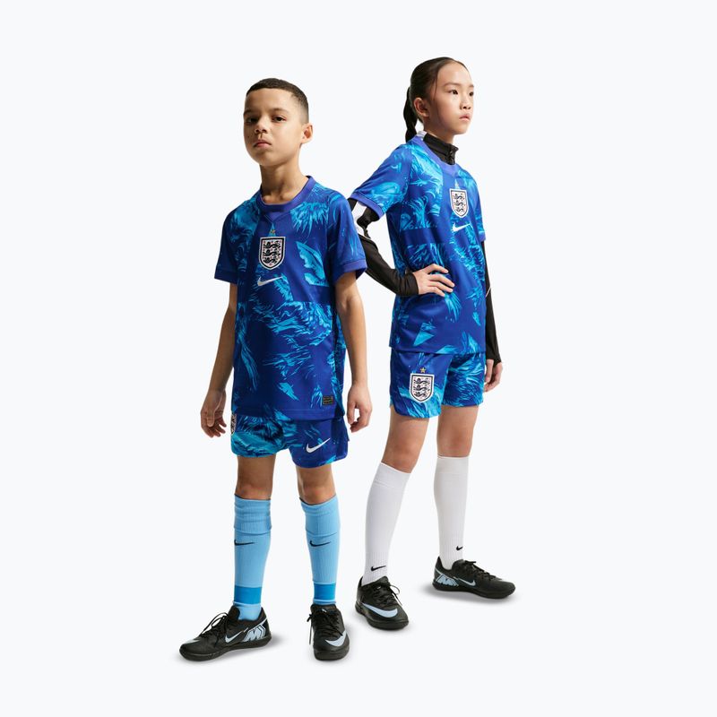 Pantaloni scurți de fotbal pentru copii Nike England 2026/27 Stadium Goalkeeper astronomy blue/black/white 2