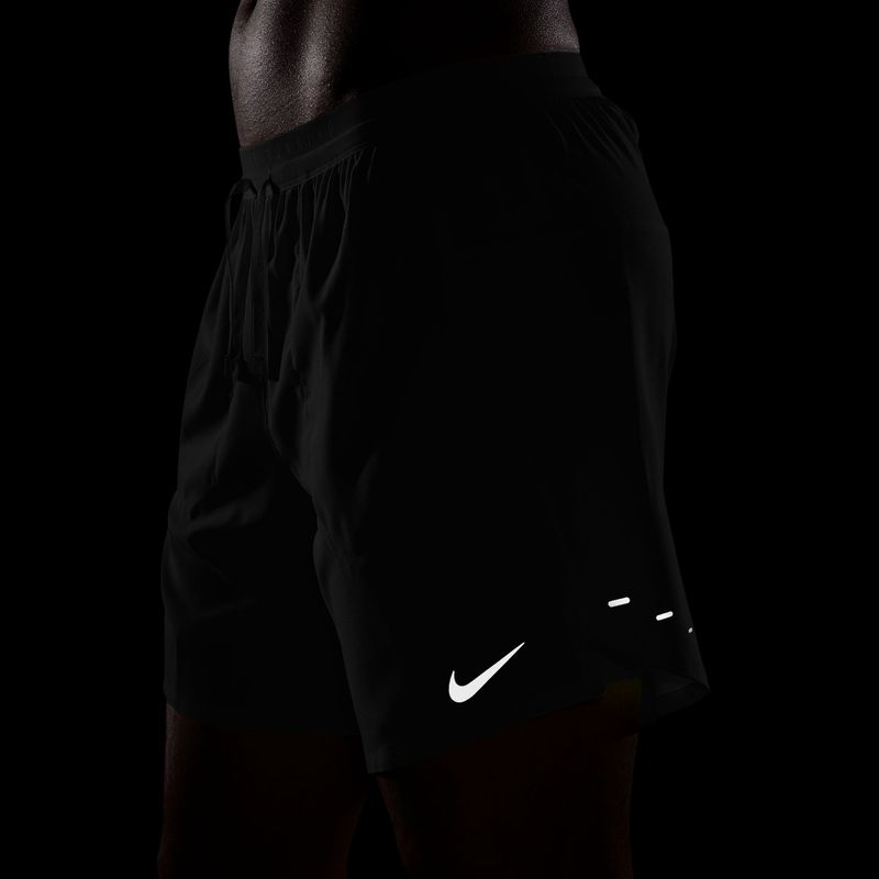 Pantaloni scurți de alergare pentru bărbați Nike Stride Dri-Fit 2in1 7" black 5