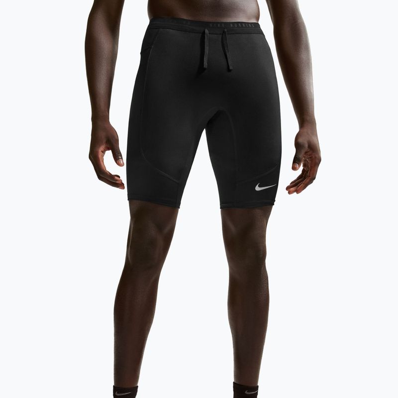 Pantaloni scurți de alergare pentru bărbați Nike Stride Dri-Fit Half Tight black