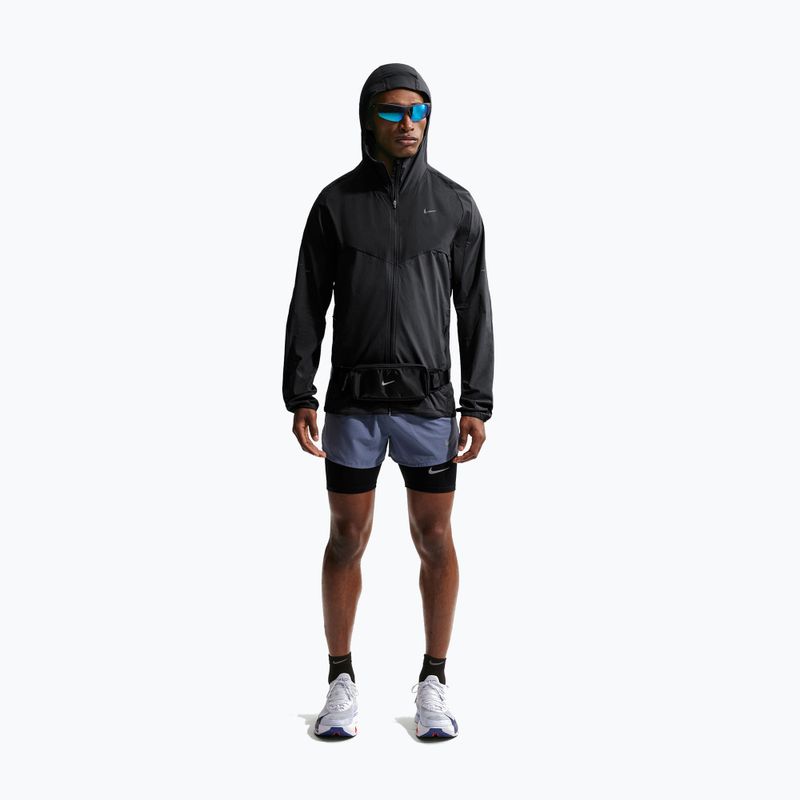 Geacă de alergare pentru bărbați Nike Stride Dri-Fit black/off noir/black/black 2