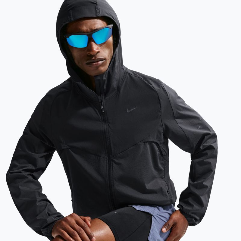 Geacă de alergare pentru bărbați Nike Stride Dri-Fit black/off noir/black/black 4