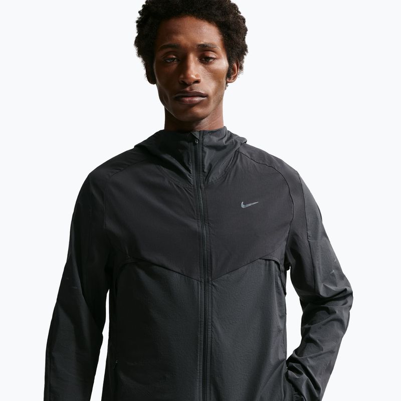 Geacă de alergare pentru bărbați Nike Stride Dri-Fit black/off noir/black/black 5