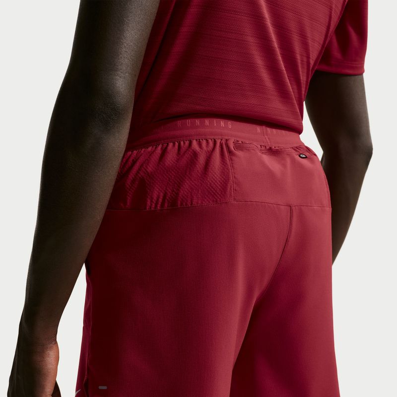 Pantaloni scurți de alergare pentru bărbați Nike Stride Dri-Fit Brief-Lined 7" team crimson 6