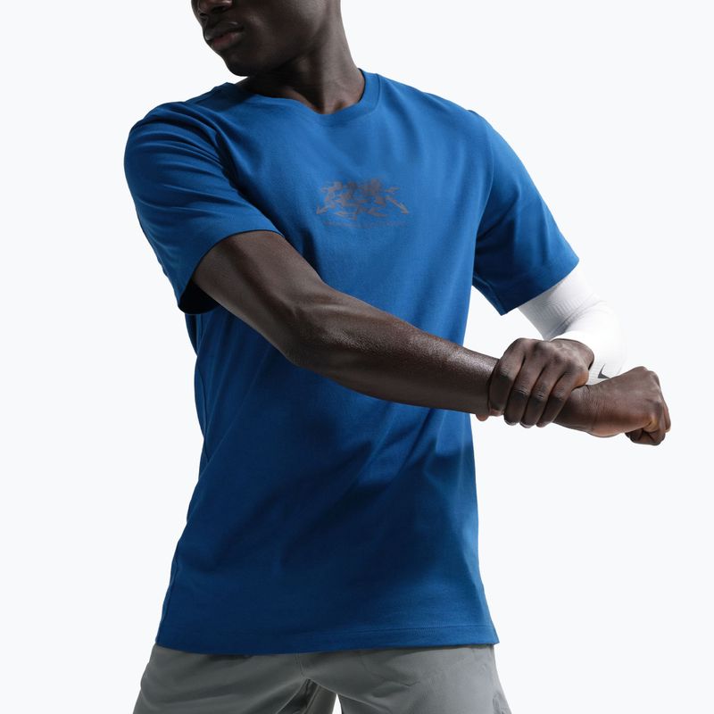 Șorturi de alergare pentru bărbați Nike Stride Dri-Fit Brief-Lined 7" smoke grey 5