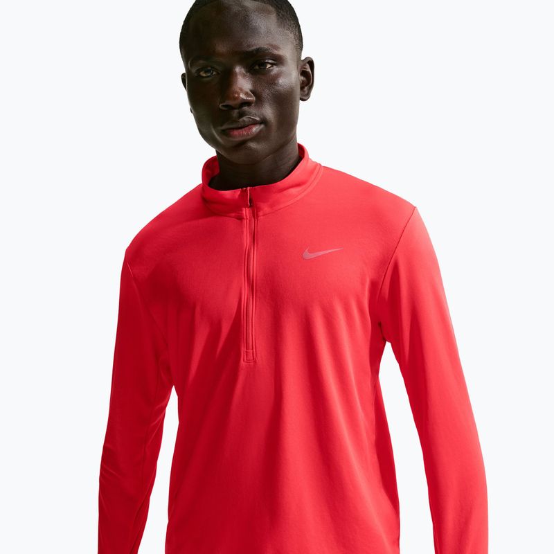 Bluză de alergare pentru bărbați Nike Pacer Dri-Fit 1/2 Zip light crimson