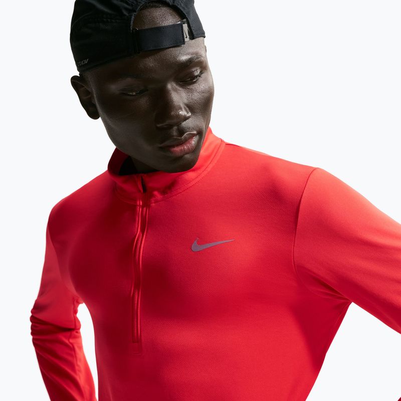 Bluză de alergare pentru bărbați Nike Pacer Dri-Fit 1/2 Zip light crimson 4
