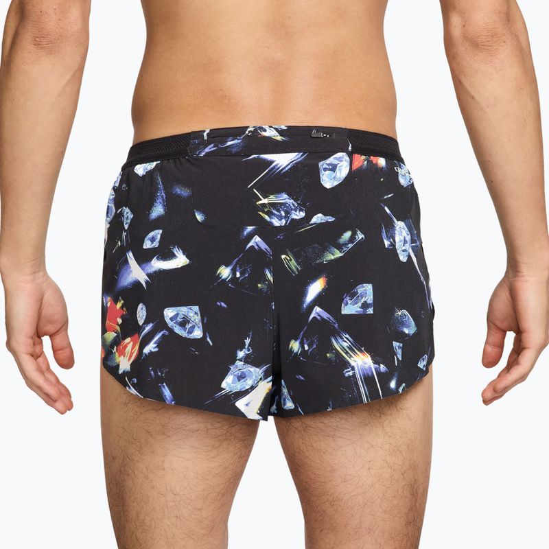 Pantaloni scurți de alergare pentru bărbați Nike AeroSwift Dri-Fit ADV Brief Lined 2" black/laser orange 2