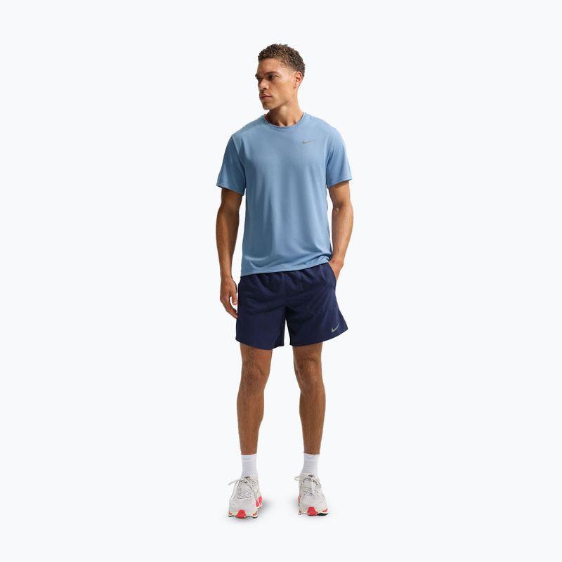 Pantaloni scurți de alergare pentru bărbați Nike Stride Dri-Fit Brief-Lined 7" midnight navy 2