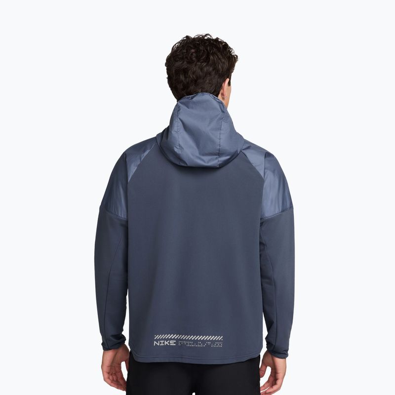 Geacă de alergare pentru bărbați Nike Miler Repel Winterized thunder blue 2
