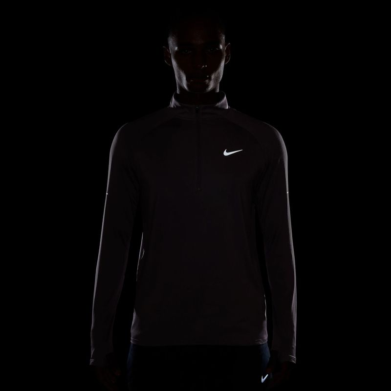 Bluză de alergare pentru bărbați Nike Stride 1/4 Zip Dri-Fit Light Violet Ore 4