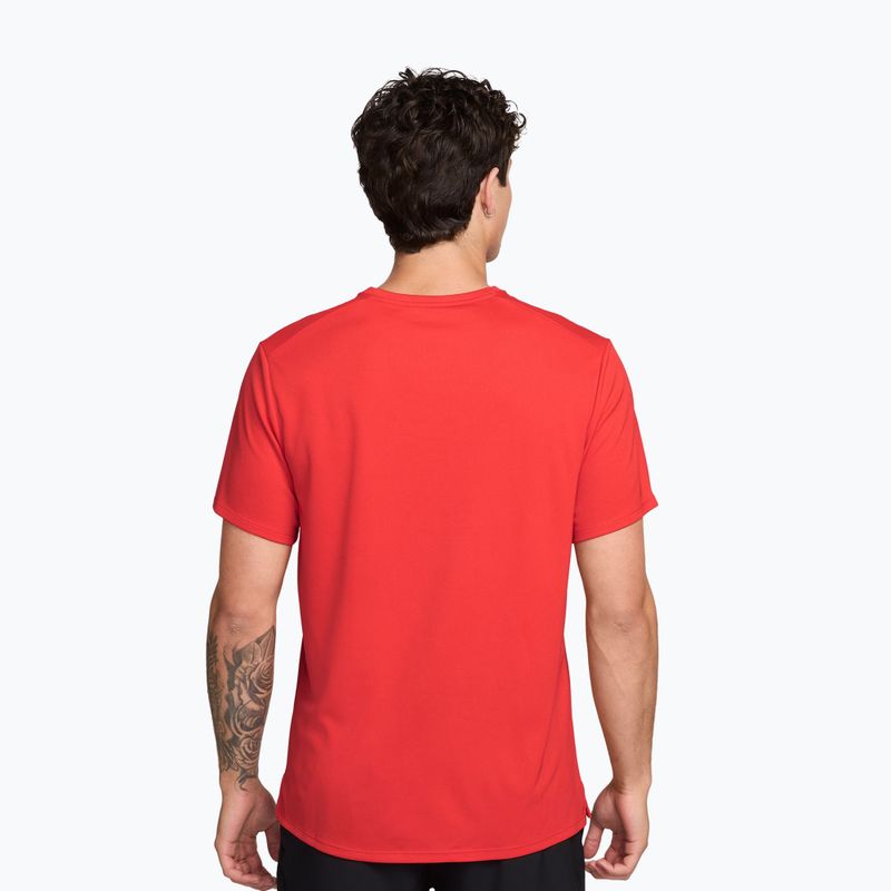 Tricou de alergare pentru bărbați Nike Miler Dri-Fit UV light crimson 3