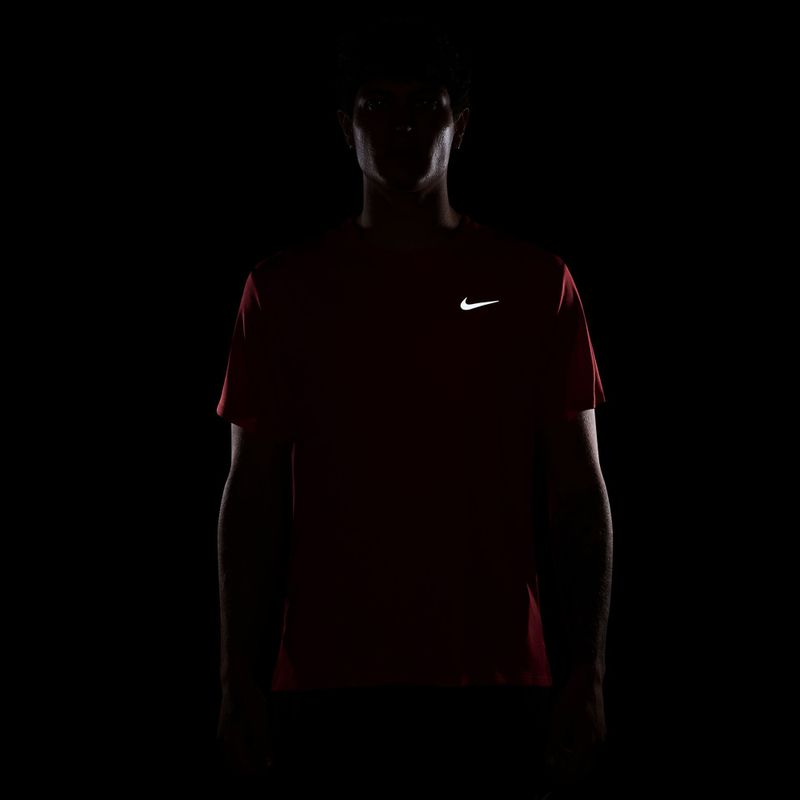 Tricou de alergare pentru bărbați Nike Miler Dri-Fit UV light crimson 7