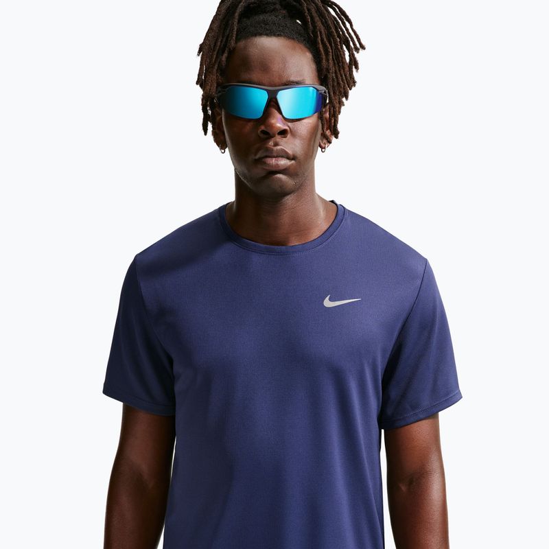 Tricou de alergare pentru bărbați Nike Miler Dri-Fit UV midnight navy 4