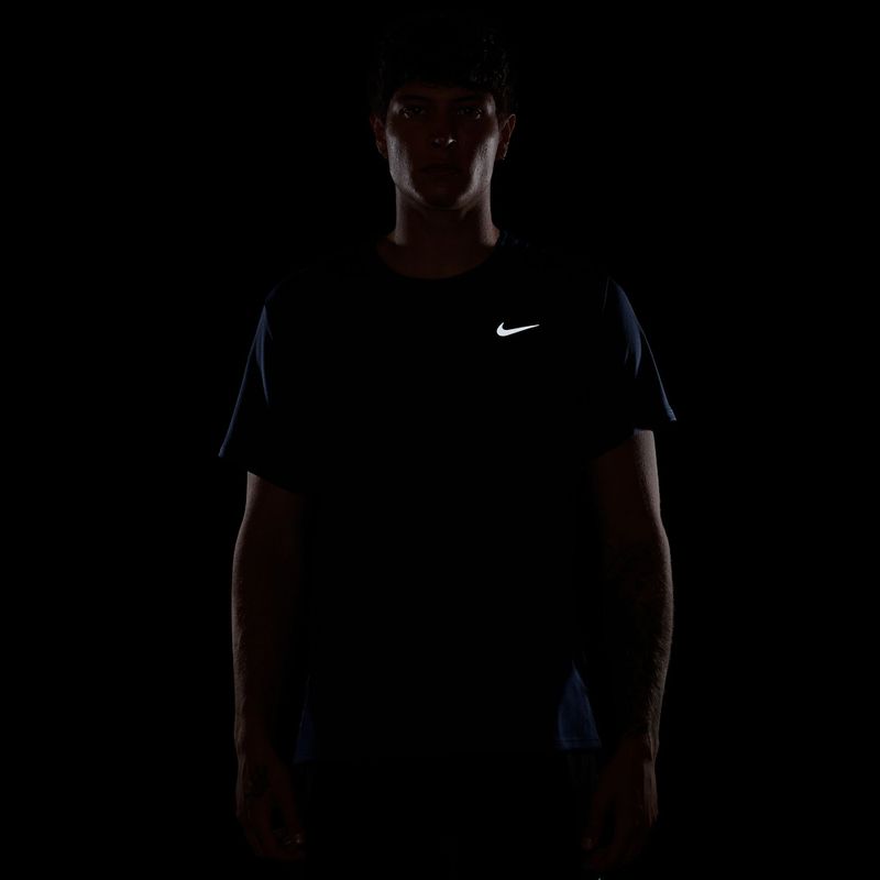 Tricou de alergare pentru bărbați Nike Miler Dri-Fit UV midnight navy 7