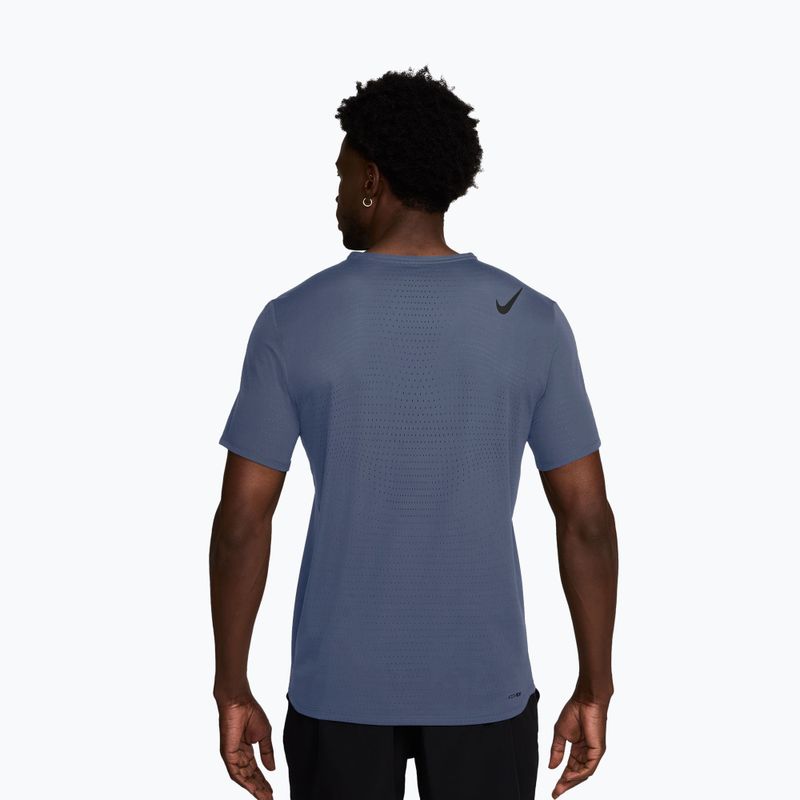 Tricou de alergare pentru bărbați Nike AeroSwift Dri-Fit ADV diffused blue/black 2