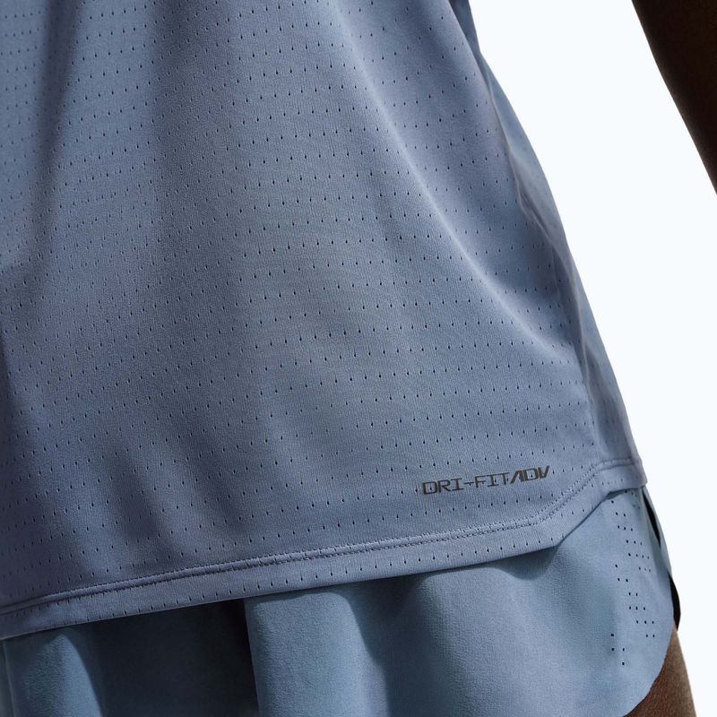 Tricou de alergare pentru bărbați Nike AeroSwift Dri-Fit ADV diffused blue/black 5