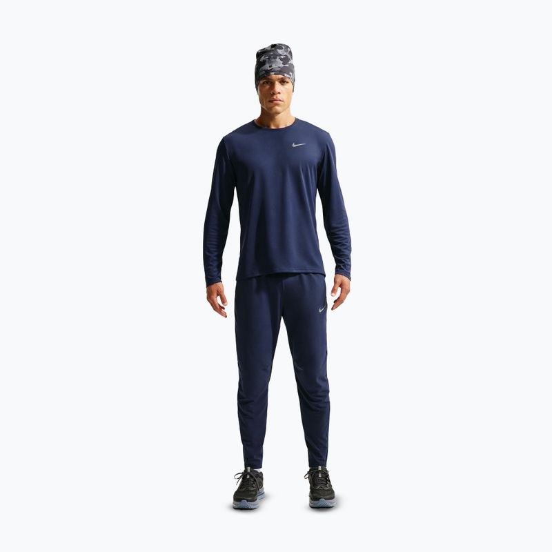 Longsleeve de alergare pentru bărbați Nike Miler Dri-Fit UV midnight navy 2