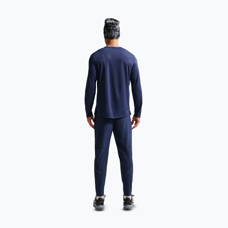 Longsleeve de alergare pentru bărbați Nike Miler Dri-Fit UV midnight navy 4