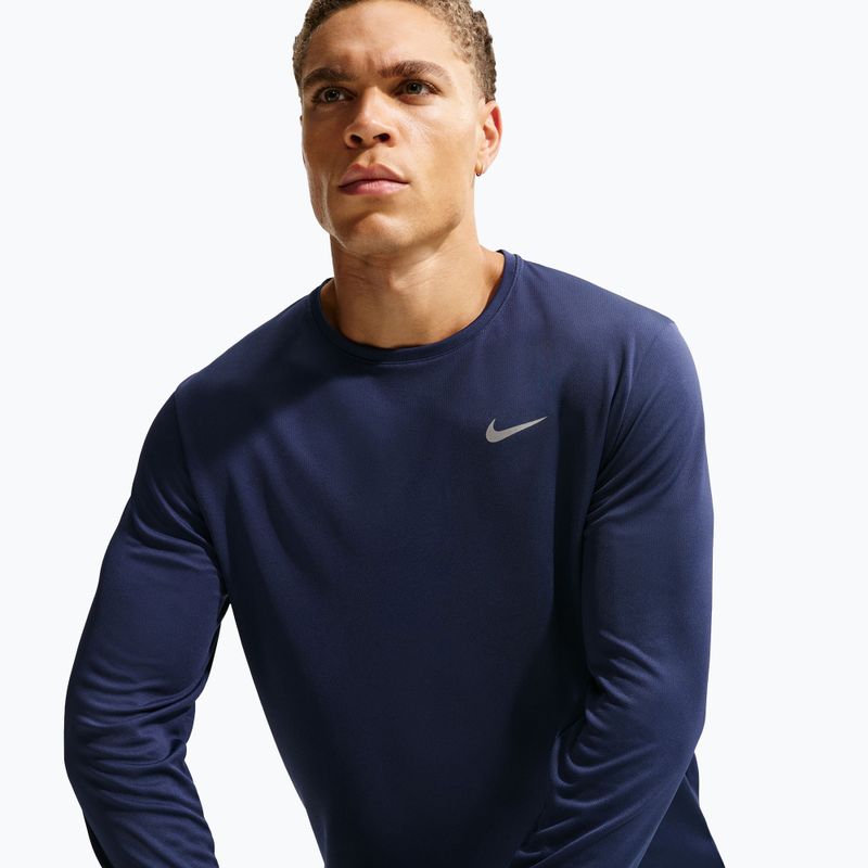 Longsleeve de alergare pentru bărbați Nike Miler Dri-Fit UV midnight navy 6