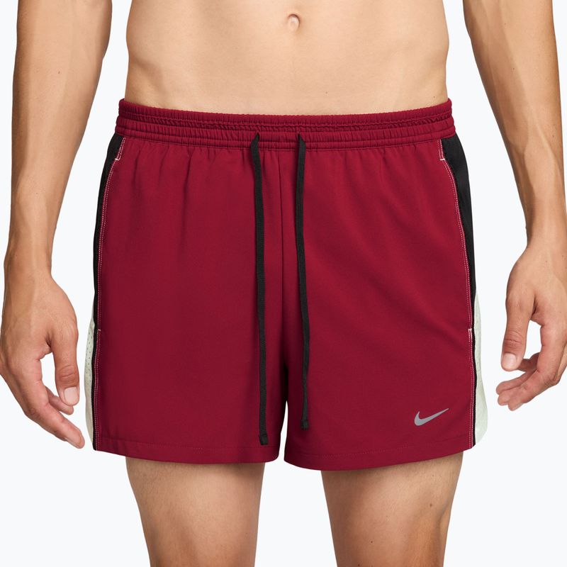 Pantaloni scurți de alergare pentru bărbați Nike Retro Dri-Fit Brief-Lined 4" team crimson/black