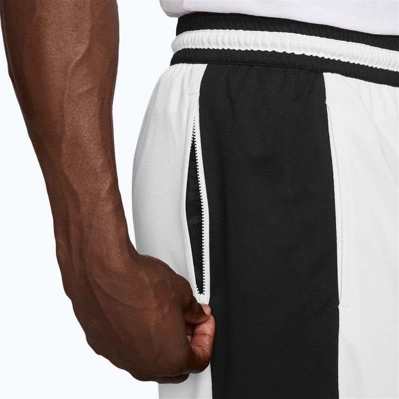Pantaloni scurți de baschet pentru bărbați Nike Dri-Fit Game Classic 10" white/black/white/black 4