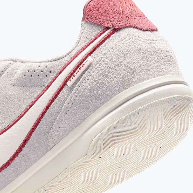 Încălțăminte de fotbal pentru bărbați Nike Tiempo Streetgato Prm moon particle/team red/chalk 5