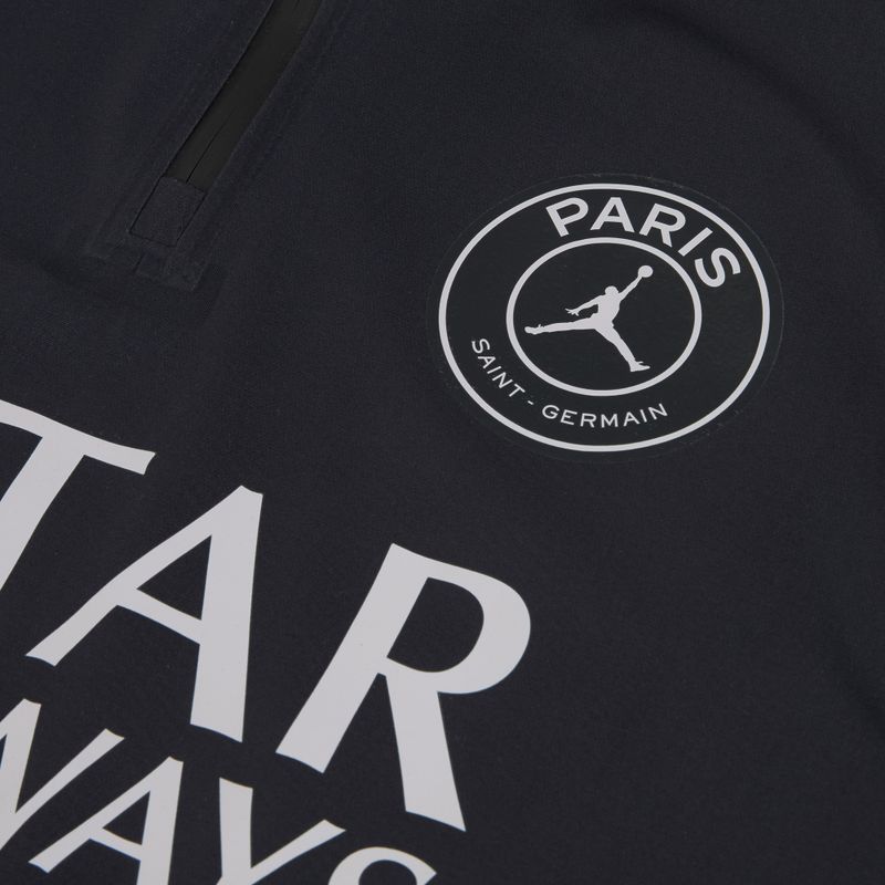 Longsleeve de fotbal pentru bărbați Nike Paris Saint-Germain Strike Elite SE Aerogami Shell Top black/black/atmosphere grey 11