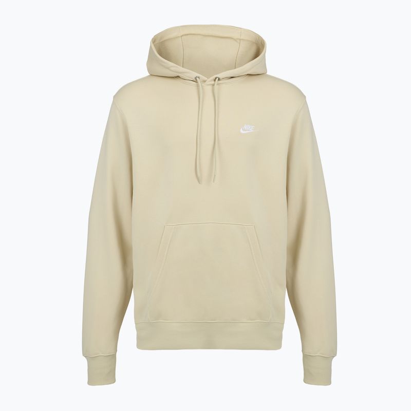 Bluză pentru bărbați Nike Club French Terry Pullover Hoodie light khaki/light khaki/white 6