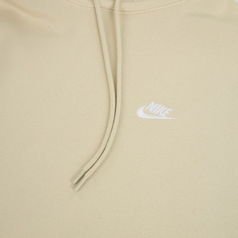 Bluză pentru bărbați Nike Club French Terry Pullover Hoodie light khaki/light khaki/white 8