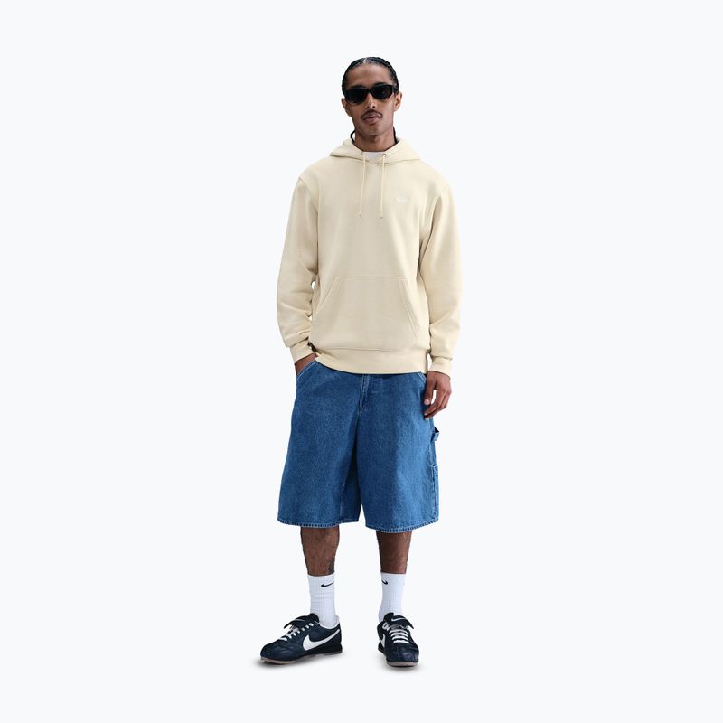 Bluză pentru bărbați Nike Club Pullover Hoodie light khaki/light khaki/white 2