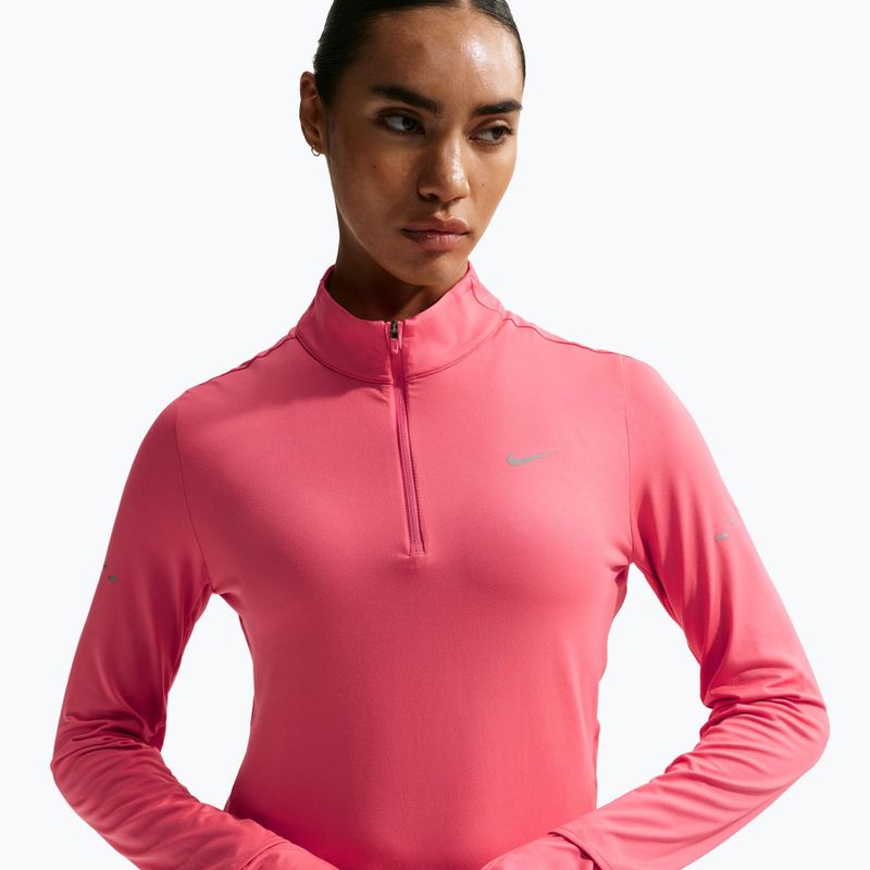 Longsleeve de alergare pentru femei Nike Swift Dri-Fit UV 1/4-Zip sea coral 4
