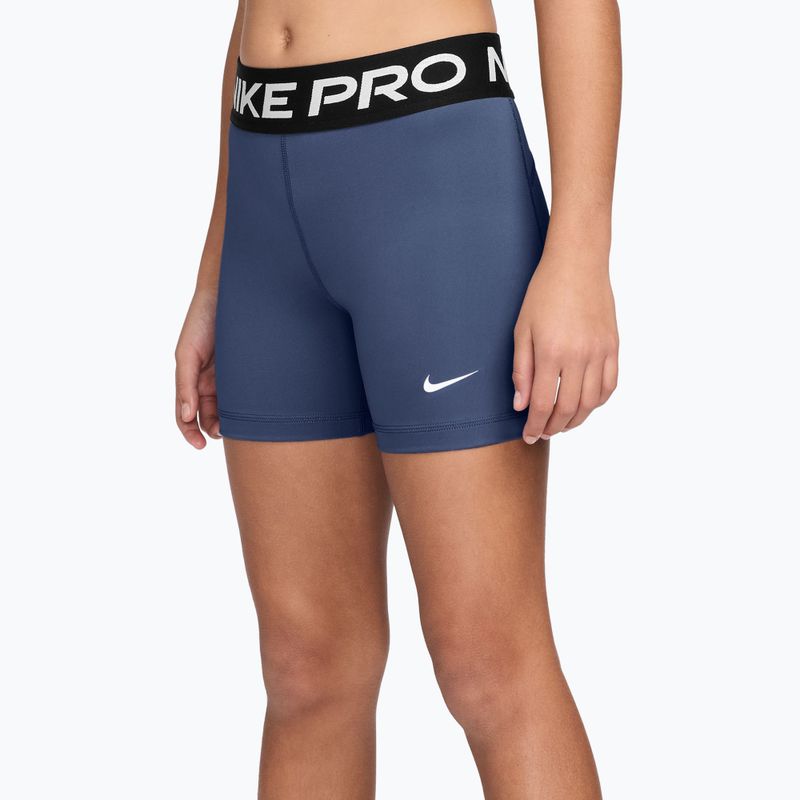Pantaloni scurți pentru copii Nike Pro mystic navy/white 4