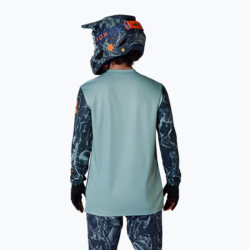 Longsleeve de ciclism pentru bărbați Fox Racing Ranger Image Print arctic blue 2