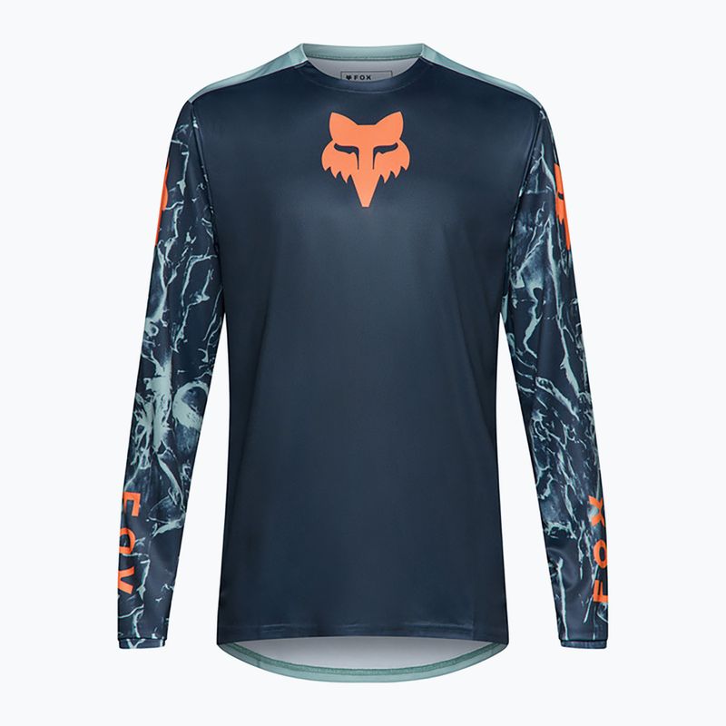 Longsleeve de ciclism pentru bărbați Fox Racing Ranger Image Print arctic blue 5