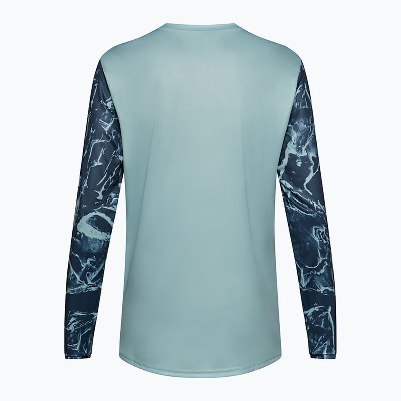 Longsleeve de ciclism pentru bărbați Fox Racing Ranger Image Print arctic blue 6