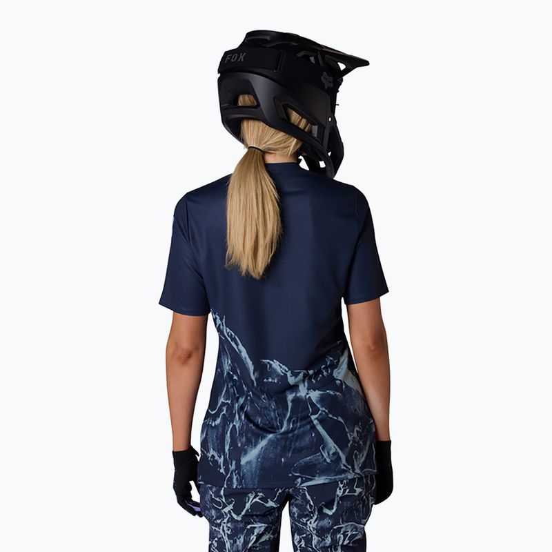 Tricou de ciclism pentru femei Fox Racing Ranger Image Print arctic blue 2