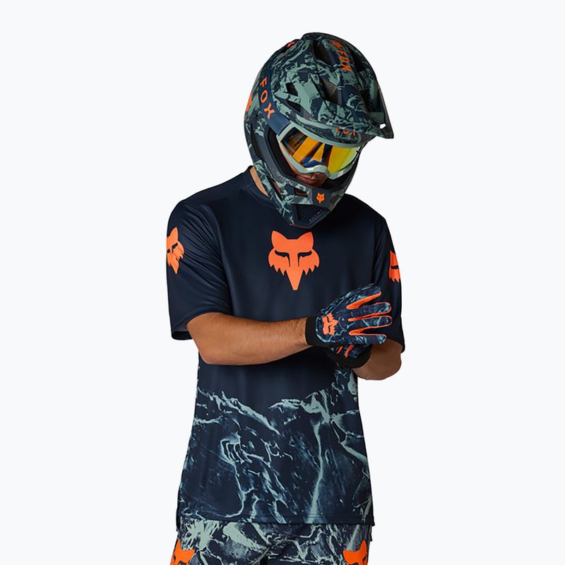 Tricou de ciclism pentru copii Fox Racing Ranger Image Print Jr arctic blue 3