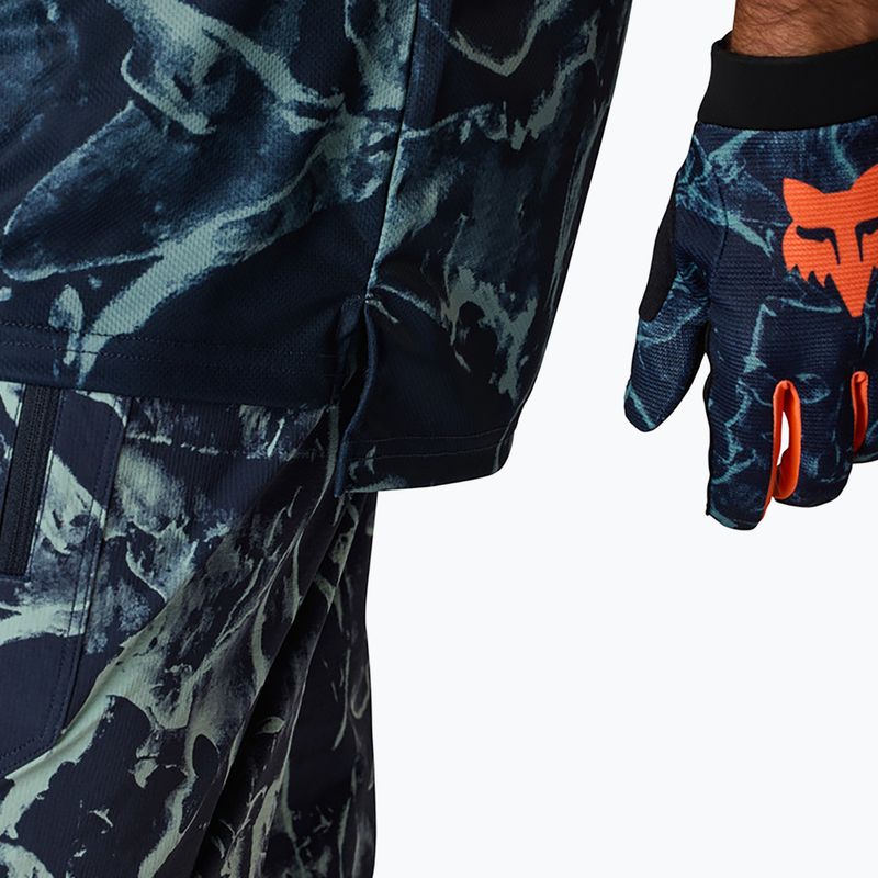 Tricou de ciclism pentru copii Fox Racing Ranger Image Print Jr arctic blue 4