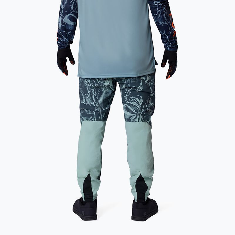 Pantaloni de ciclism pentru bărbați Fox Racing Ranger Image Print arctic blue 2
