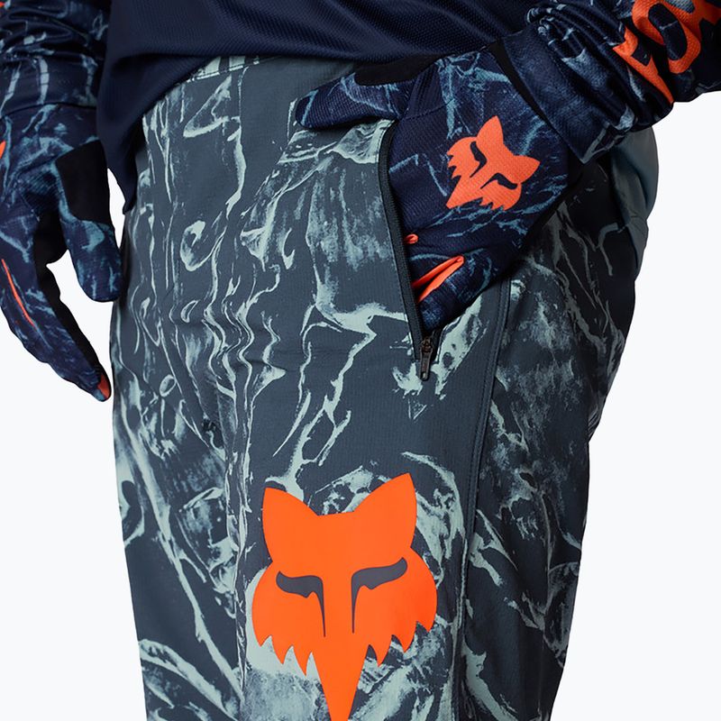 Pantaloni de ciclism pentru bărbați Fox Racing Ranger Image Print arctic blue 3