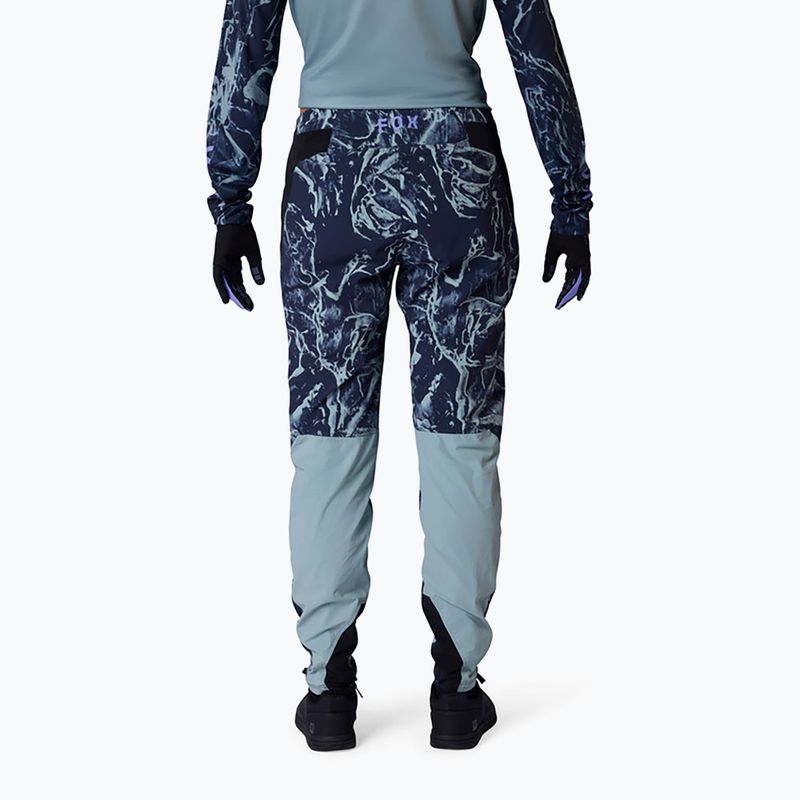 Pantaloni de ciclism pentru femei Fox Racing Ranger Image Print arctic blue 2