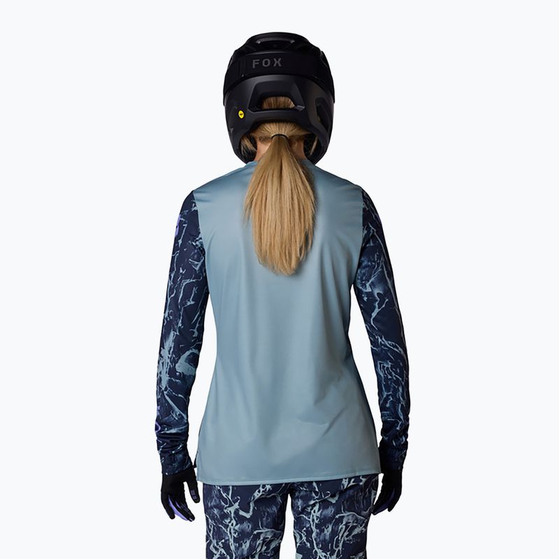 Longsleeve de ciclism pentru femei Fox Racing Ranger Image Print arctic blue 2