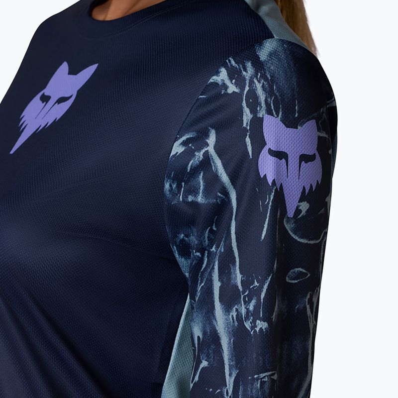 Longsleeve de ciclism pentru femei Fox Racing Ranger Image Print arctic blue 3