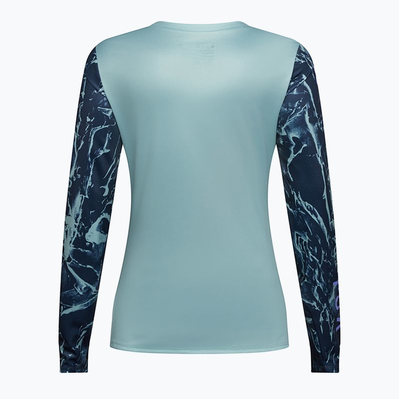 Longsleeve de ciclism pentru femei Fox Racing Ranger Image Print arctic blue 6