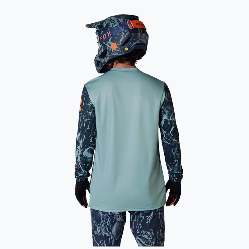 Longsleeve de ciclism pentru copii Fox Racing Ranger Image Print Jr arctic blue 2