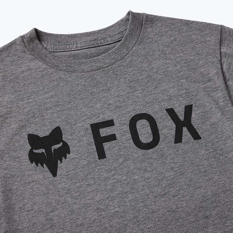 Tricou pentru copii Fox Racing Absolute Jr heather dark grey 3