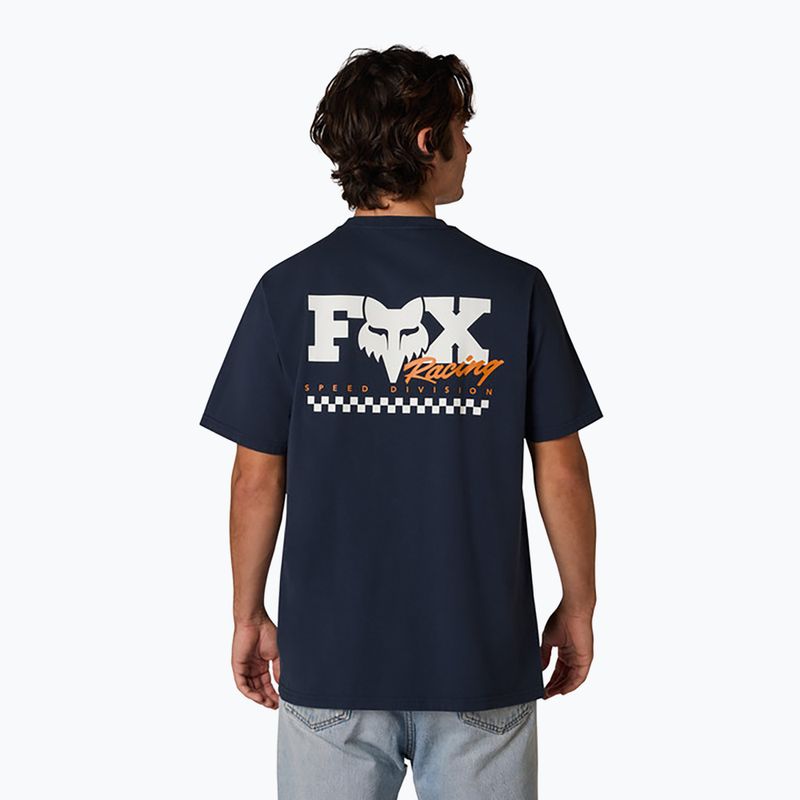 Tricou pentru bărbați Fox Racing Checker 195 Original midnight 2
