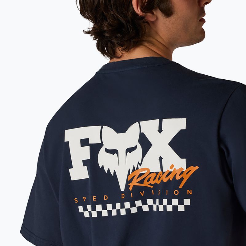 Tricou pentru bărbați Fox Racing Checker 195 Original midnight 4