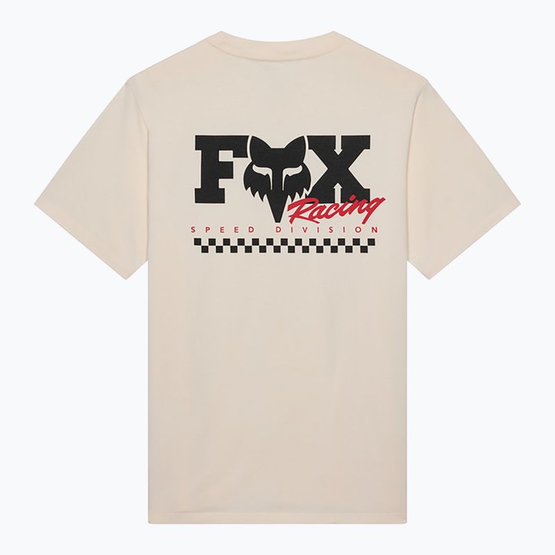 Tricou pentru bărbați Fox Racing Checker 195 Original off white 2