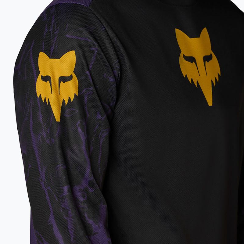 Longsleeve de ciclism pentru bărbați Fox Racing Ranger Image Print plum 4